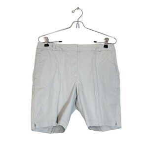 Talbots Women's 7" Twill Shorts in Marble - Sz 6 - NWT